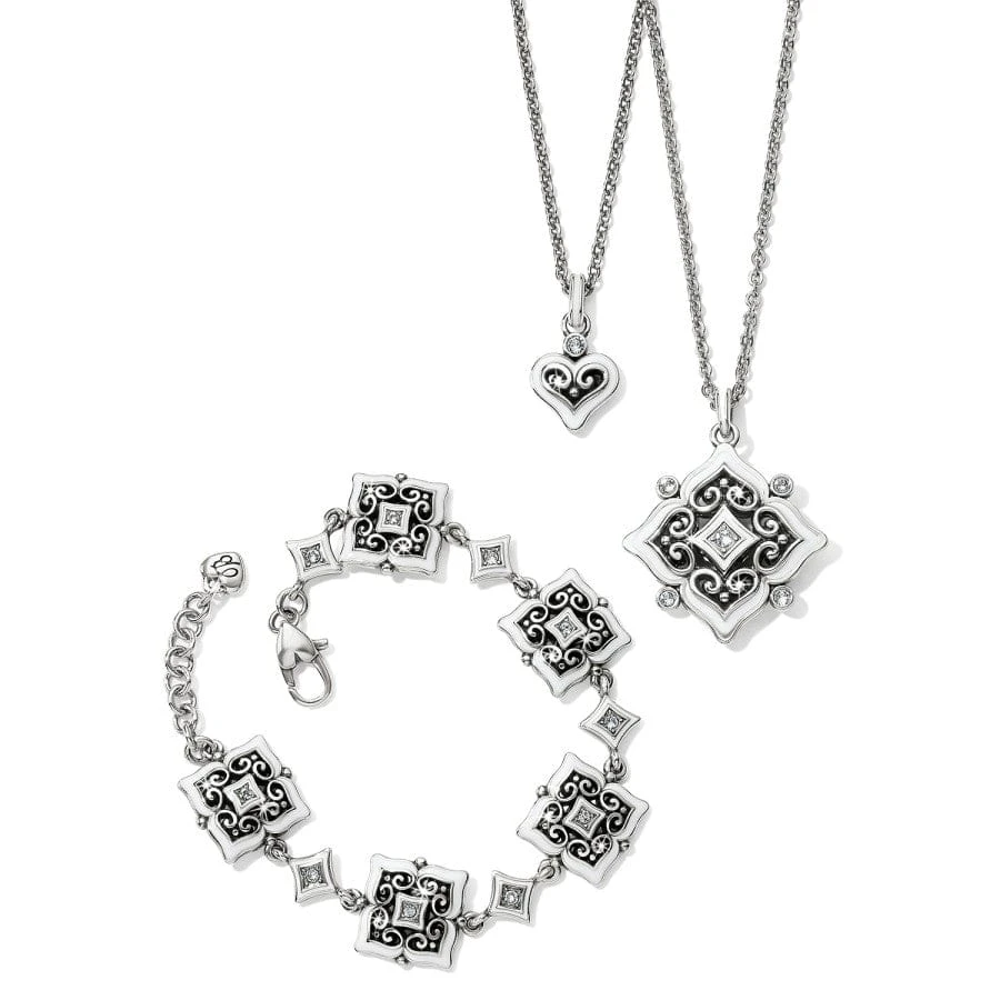 Alcazar Blanc Heart Necklace - Image 3