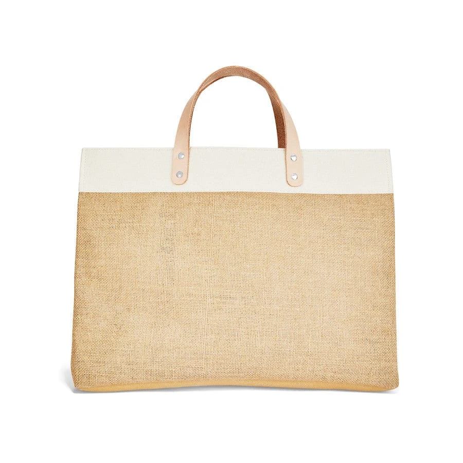 Fly Away East West Burlap Tote - Image 3