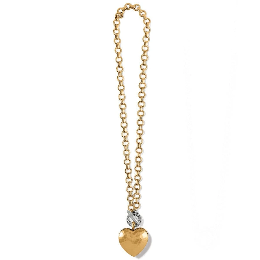 Inner Circle Heart Toggle Necklace - Image 2