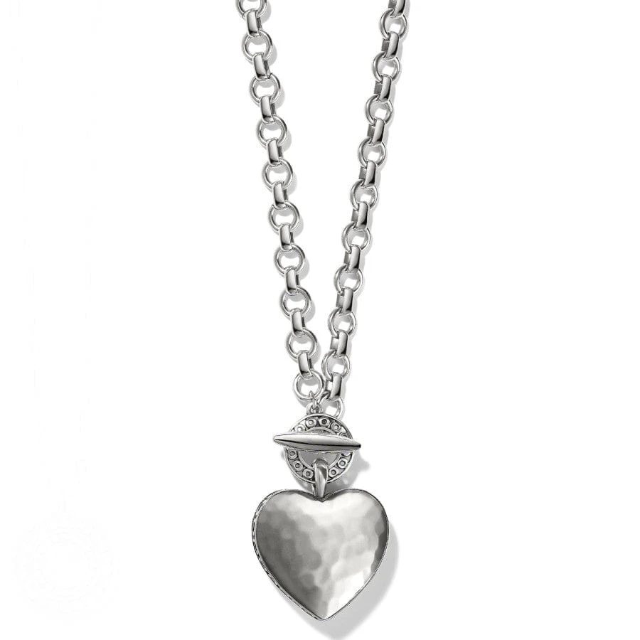 Inner Circle Heart Toggle Necklace - Image 6
