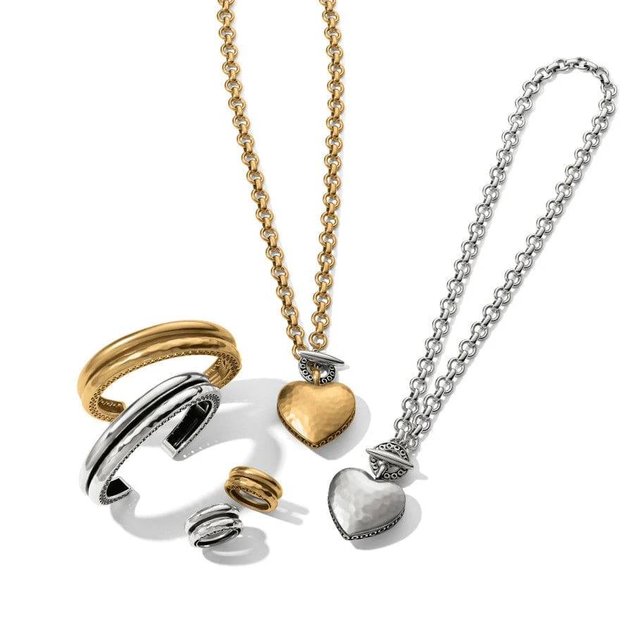 Inner Circle Heart Toggle Necklace - Image 9