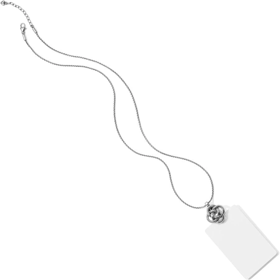 Interlok Badge Clip Necklace - Image 3