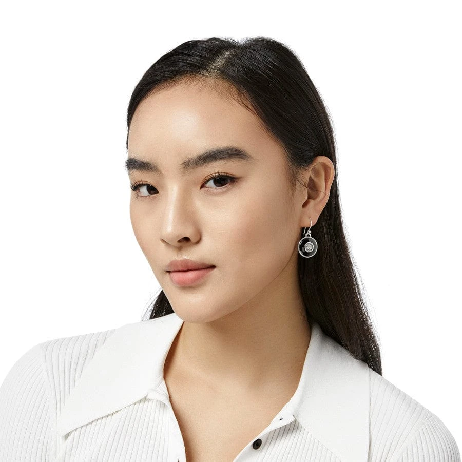 Meridian Eclipse Disc French Wire Earrings - Image 3