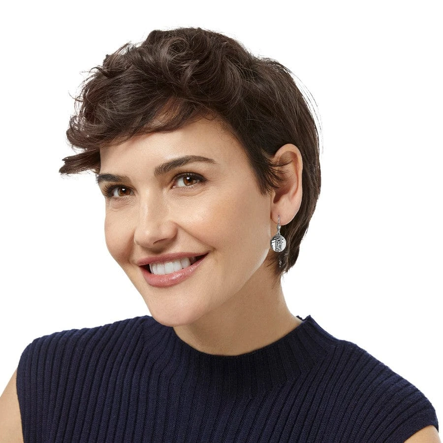 Mingle Disc French Wire Earrings - Image 2