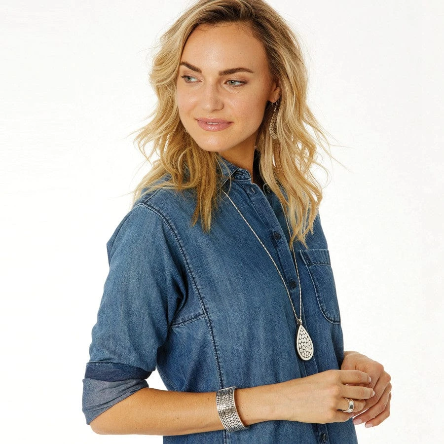 Pebble Double Hinged Bangle - Image 4