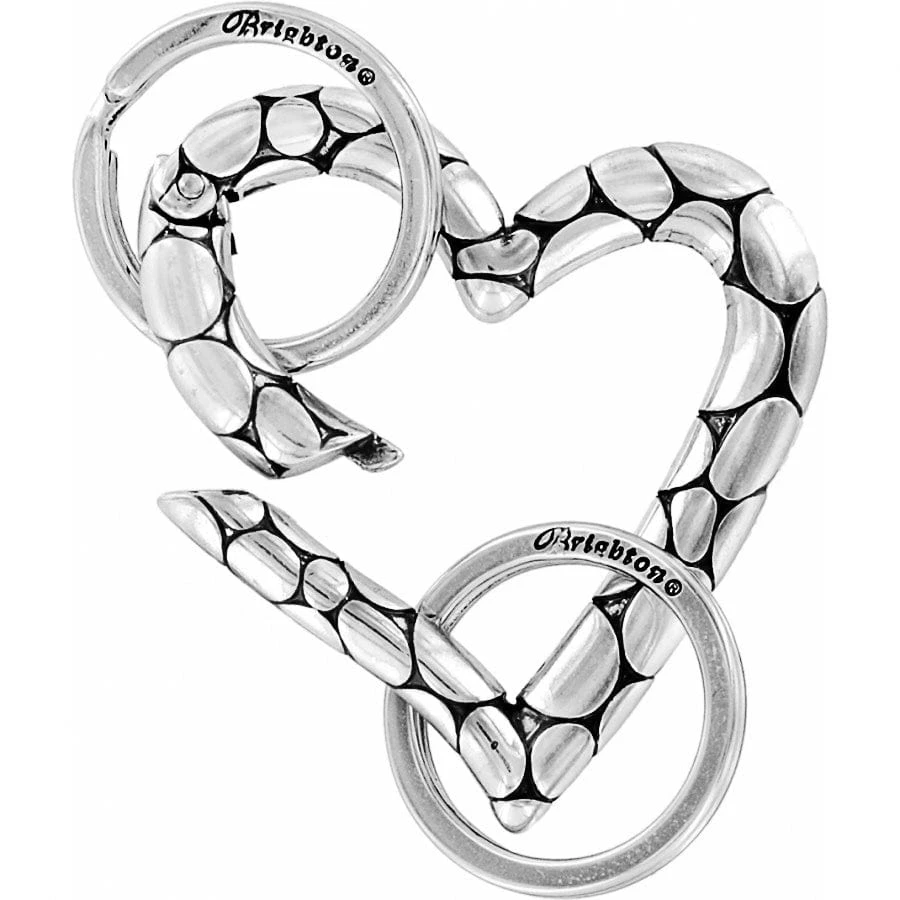 Pebble Heart Valet Key Fob - Image 3