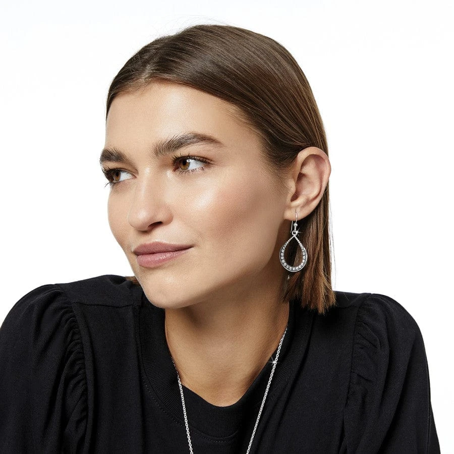 Pretty Tough Teardrop French Wire Earrings - Image 2