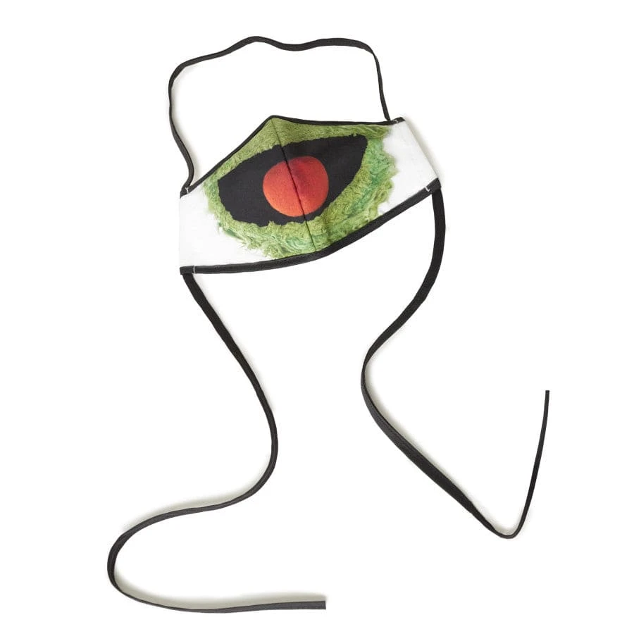 Sesame Street Oscar The Grouch Adult Face Mask