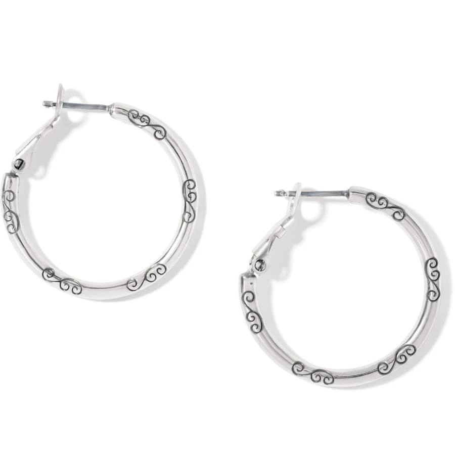 Small Hoop Charm Earrings - Image 3