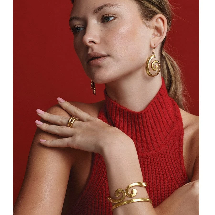 Versailles Garden French Wire Earrings - Image 3