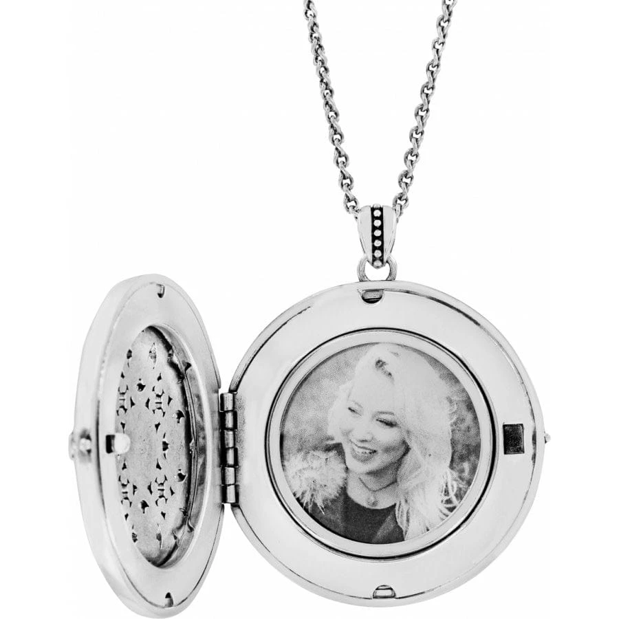 Vita Long Locket Necklace - Image 2